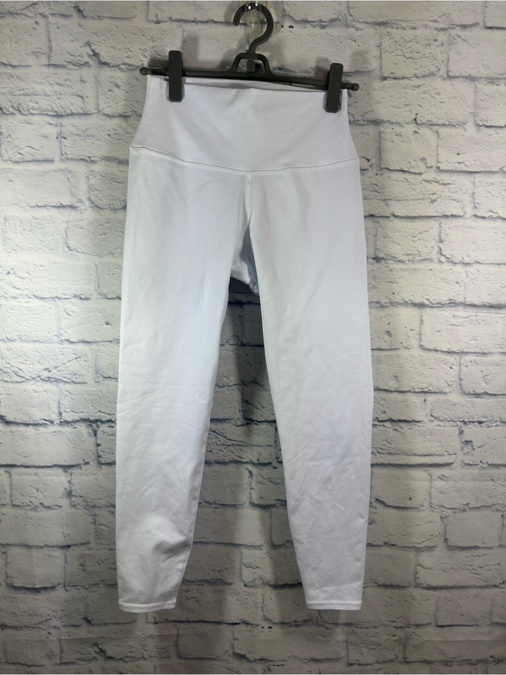 Alo Yoga Airbrush Women’s Hi Rise Athleisure Yoga Leggings Sz Medium White